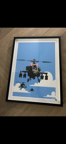Banksy happy choppers unsigned - banksy,