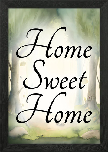 Home sweet framed wall - home,