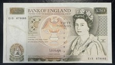 Old Fifty £50 Pound Note