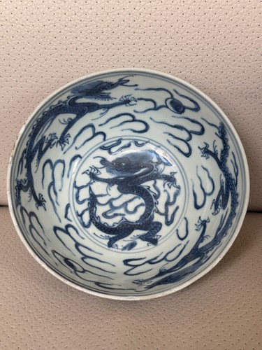 Antique chinese blue white - chinese, &