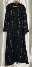 New Embroidered Open Abaya