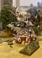 Warhammer Fantasy Orc Greenskinz Orruk WarBoss Gorbad Ironclaw on Boar FineCast