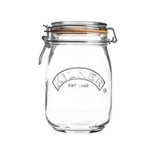 Kilner 1L Round Clip Top Glass