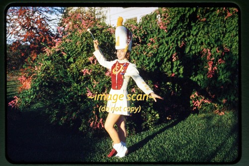Pretty majorette woman - pretty, in