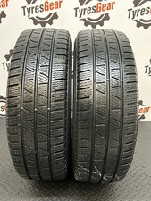2x 215 65 R16C 109/107R Pirelli Carrier Winter M+S 5-7mm Tested Free Fitting