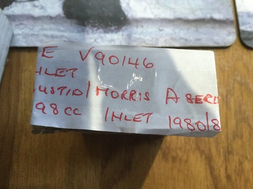 Austin mini998cc inlet valves - austin,