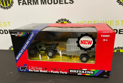 Britains 43358 scale atv - britains,