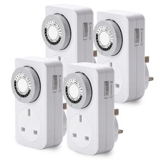 4Pcs 12 HOUR 12 HR MAINS PLUG