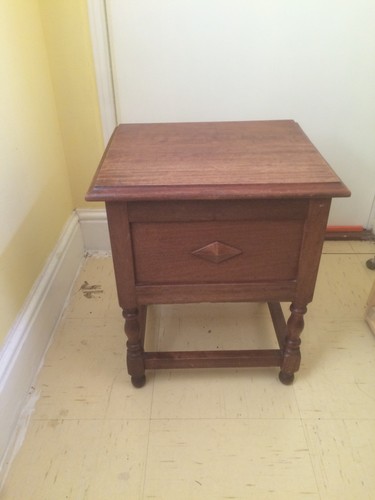 Art deko mahogany sewing - art, table