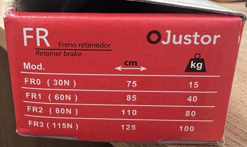 Justor fr3 retainer - fr3, brake