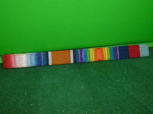 2 medal ribbon bar - ww,