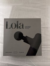 Lola Portable Massage Gun – 4 Heads – Black – Brand New in Box