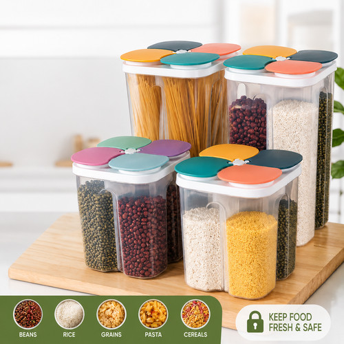 Kitchen grid airtight cereal - kitchen, 4
