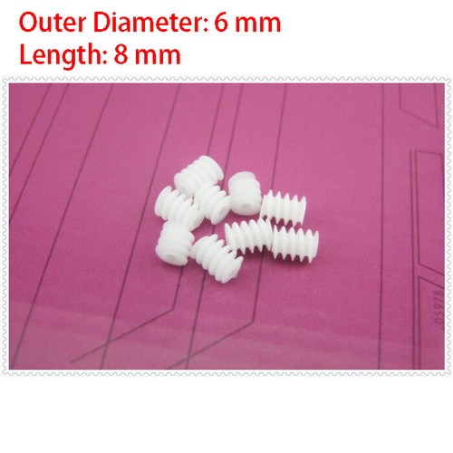 6mm worm gears 8mm - 6mm,