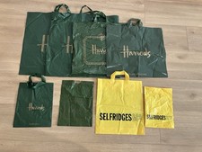 Harrods plastic carrier bag
