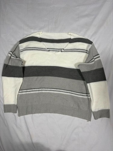 Women grey white striped - grey,