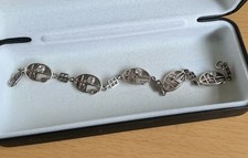 Vintage 925 Silver Rennie Mackintosh  Bracelet / 19cm/15.25g/ Hallmarked