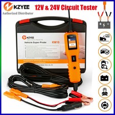 Kzyee KM10  Car PowerScan Circuit Tester Electrical Power Probe AVOmeter 12V&24V