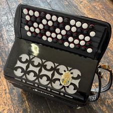 Luciano Button Accordion With Original Case 3055/035 Made In Germany