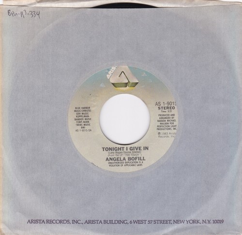 Angela bofill tonight i give - -,