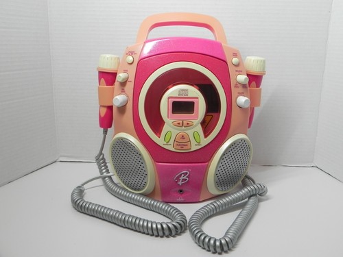 Barbie karaoke with - with, mics