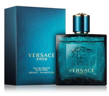 Versace Eros Eau De Toilette 100ML Spray For Him Brand New & Sealed Free P&P