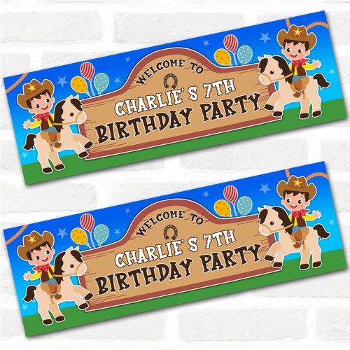 Personalised party banner for - personalised,