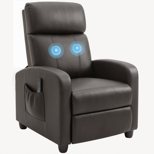 Homcom recliner sofa chair - chair, pu