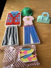 Vintage Clothing Themed Erasers X7
