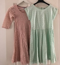 Johnnie B / Boden - 2 Girls Dresses 11-12 Years. Pink / Green Flower / Floral