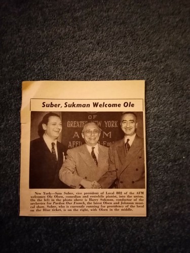 Kvc19 ephemera 1950s jazz - kvc19,