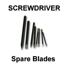 SET SPARE SCREWDRIVER BLADES x9 NEW 0.5mm - 3mm watchmakers watch repairs tool