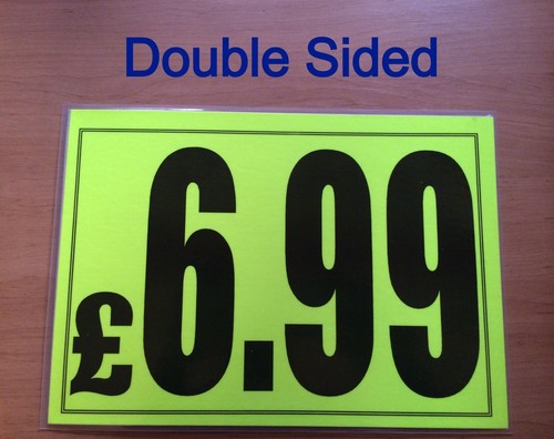 Market stall display sign - market, card