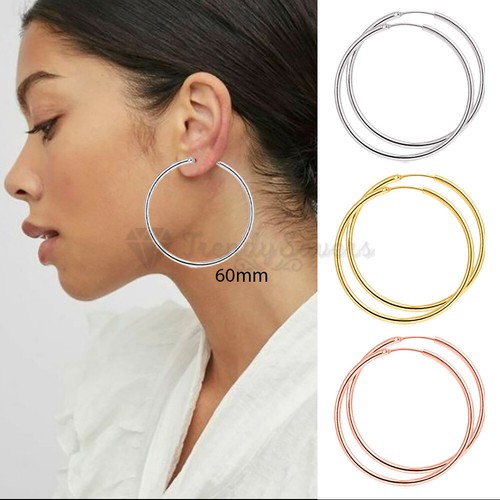 60mm large hoop - 60mm, earrings