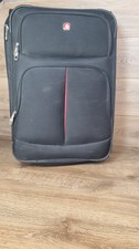 WENGER Swiss Gear Expandable Hybrid Suitcase Black 2 Wheeled Case Medium