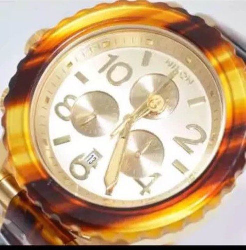Nixon tortoiseshell watch - tortoiseshell,