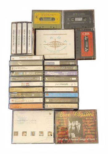 Vintage cassette tapes - cassette, 25+