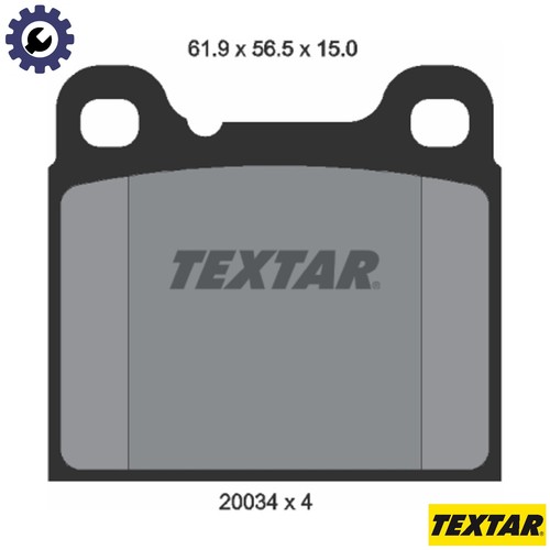 Brake pad set disc - brake,