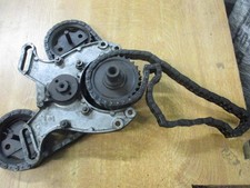 Jaguar XK engine  Timing chain sprockets  and baseplate