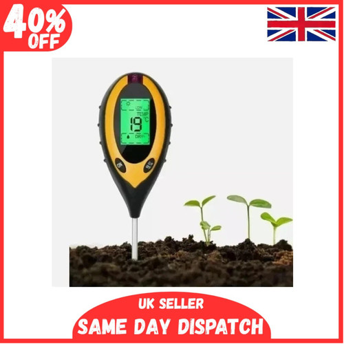 Digital soil ph tester - 4-in-1,