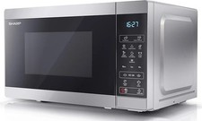 SHARP YC-MS02U-S Compact 20 Litre 800W Digital Microwave
