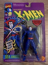 Vintage Toybiz Marvel Uncanny X-Men Mr Sinister Carded sealed Action Figure 1993