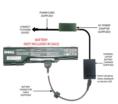 External laptop battery - external,