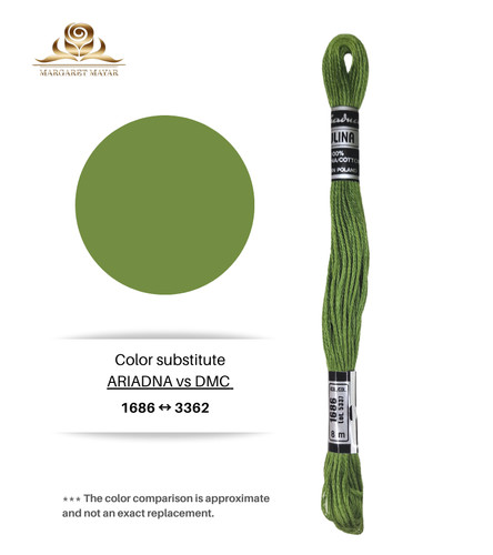 Green embroidery floss - green,,