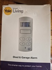 BRAND NEW YALE SMART LIVING SINGLE SHED OR GARAGE BURGLAR ALARM Box Damaged