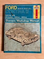 HAYNES FORD CORTINA MARK 3 III 1600 2000 OHC WORKSHOP MANUAL