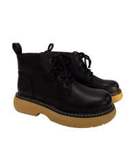 Chunky Black Ankle Boots