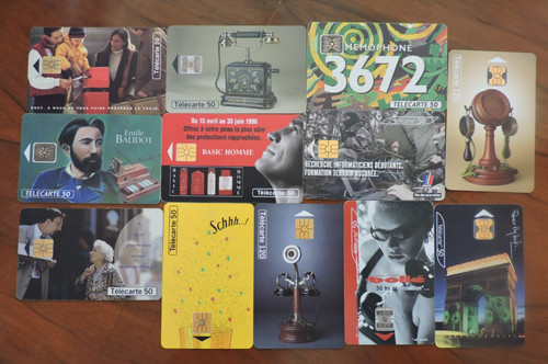 Used phonecards from - 12,