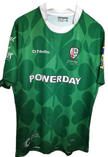 London irish rugby jersey - london,