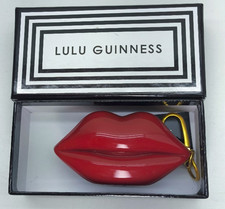 Lulu Guinness red mini perspex